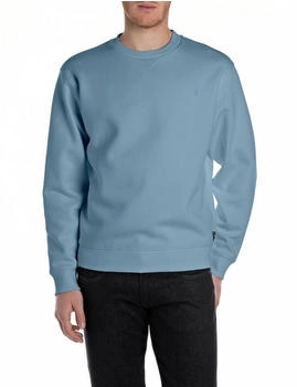 Replay Sweatshirt V-Einsatz stahlblau