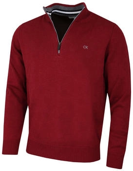 Calvin Klein Baumwollpullover burgund sport