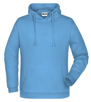 James & Nicholson Kapuzensweat sky-blue