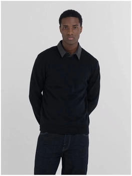 Replay Pullover Rippbündchen 098 schwarz