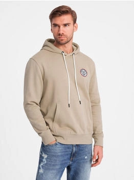 Ombre Kapuzenpullover Jawo sandig