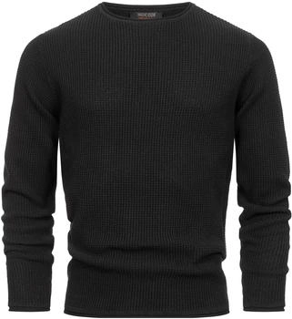 Indicode Pullover 'Petri' schwarz
