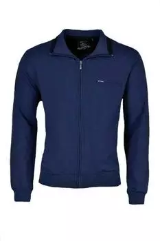 Hajo Sweatjacke Reißverschluss und Stehkragen