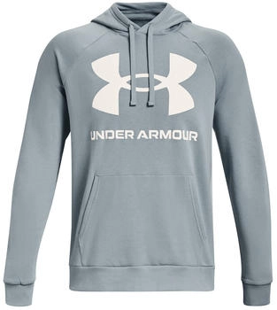 Under Armour Rival Fleece Big Logo Hoody blau schwarz F465