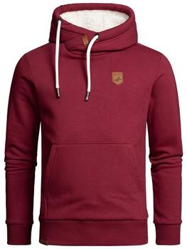 Amaci&Sons Basic Kapuzenpullover 4054 bordeaux