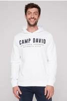 CAMP DAVID CU9999-3817-32, CAMP DAVID Basic Hoodie mit Logo Print - opticwhite | XXXL