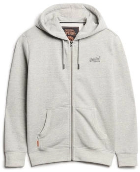 Superdry Essential Logo Zip Hoodie grau