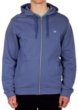 Iriedaily Mini Flag Zip Hood dove blau