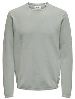 Only & Sons ONSFELIX REG Crew Knit Strickpullover iceberg grün