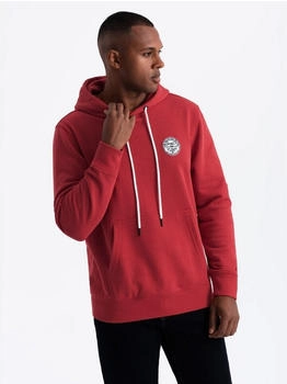 Ombre Kapuzenpullover Jawo rot