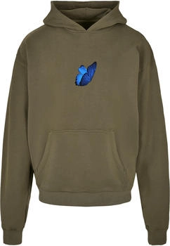 Mister Tee Le Papillon Heavy Oversize Hoody olive