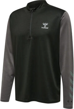 Hummel Hmlongrid Zip Poly Sweat schwarz