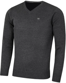 Calvin Klein V-Ausschnitt Pullover baumwolle pflegeleicht