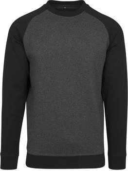 Build Your Brand BY076 Herren Raglan Crewneck