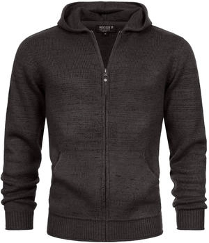 Indicode Strickjacke 'Gage' dunkelgrau