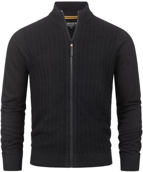 Indicode Strickjacke 'Cason' schwarz