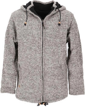 Guru-Shop Wolljacke grau meliert Modell