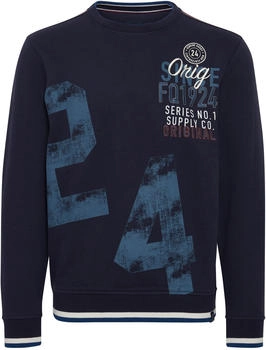 FQ1924 Sweatshirt 'Mangus' navy blutrot weiß FQ1924