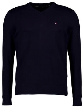 Tommy Hilfiger Pullover V-Ausschnitt blau