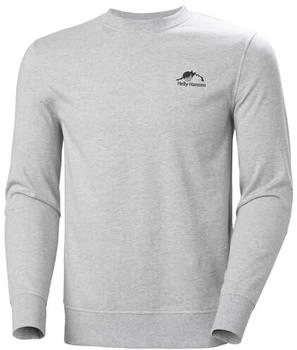 Helly Hansen Nord Graphic Crew Pullover grau-meliert