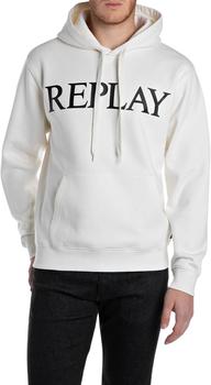 Replay Sweatshirt gerippten Abschlüssen