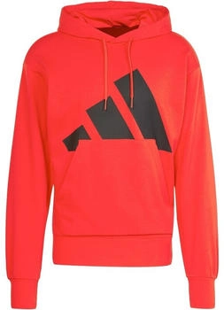 Adidas Essentials Big Logo Hoodie JE8886 pure ruby schwarz