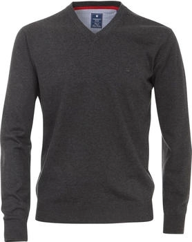Redmond Pullover V-Ausschnitt anthrazit dunkelgrau
