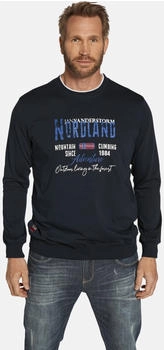 Jan Vanderstorm Sweatshirt BOTU lässig bequem petrol