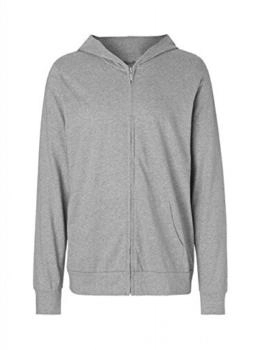 Neutral Jersey Hoodie Reißverschluss sports grey