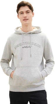 Tom Tailor Denim Sweatshirt graumeliert schwarz weiß