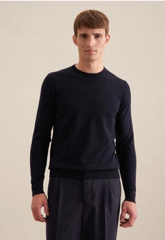 Seidensticker Strickpullover blau dunkelblau 13189203-S