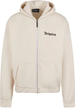 Dropsize Sweatjacke creme schwarz