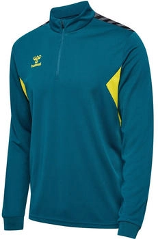Hummel Hmlauthentic Half Zip Sweat blau schwarz