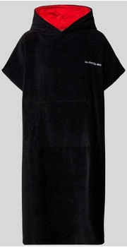 Quiksilver Handtuch Hoodie reine Baumwolle schwarz