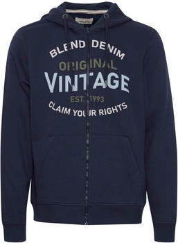 Blend Kapuzensweatjacke blau Dress Blues