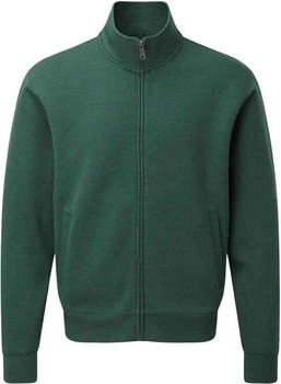Russell Baumwollreich Authentisch Reißverschluss Sweatshirt Jacke gerade Bund