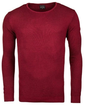 WOTEGA Strickpullover Structured Crew Neck Noah winetasting 192118