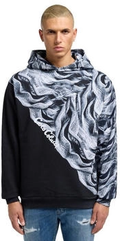 Carlo Colucci Sweatshirt 'Draicchio' marine schwarz weiß