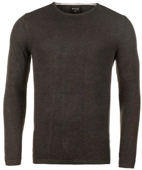 WOTEGA Strickfleece-Pullover Structured Crew Neck Sweater Pete phantom 194203