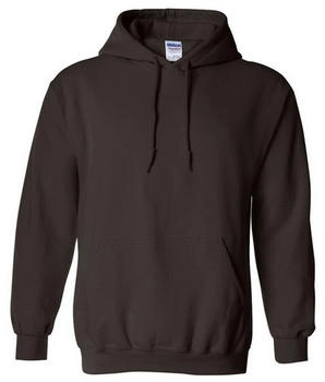 Gildan Sweatshirt Kapuze 'Heavy Blend' dunkelbraun