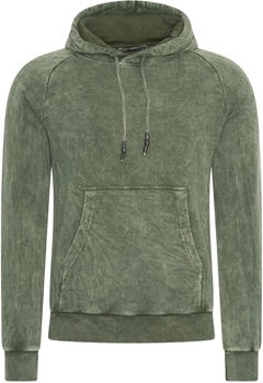 Rusty Neal Kapuzensweatshirt verwaschen khaki