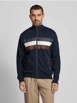 Bugatti Sweatjacke Zweiwege-Reißverschluss marine – Bugatti Sweatjacke Zweiwege-Reißverschluss marine – vielseitiger Begleiter für jeden Tag