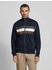 Bugatti Sweatjacke Zweiwege-Reißverschluss marine