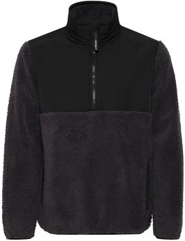 11 Project Pullover 'PIET' dunkelgrau schwarz