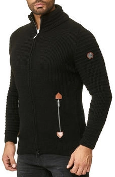 Redbridge Strickjacke Cardigan Stehkragen Basic Luxury