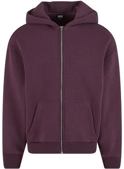 Urban Classics Sweatjacke brombeer