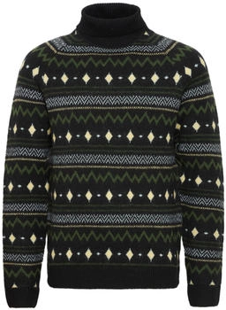 Blend Pullover '20716107' beige grün schwarz weiß