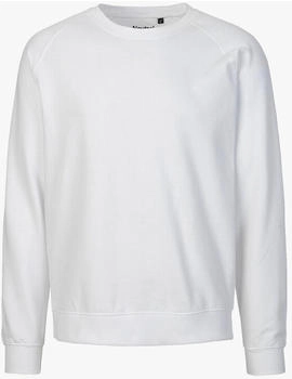 Neutral Rundhalspullover Bio-Unisex-Sweatshirt weiß