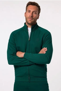 JP 1880 Fleecejacke Sweatjacke Fitness Stehkragen flaschengrün