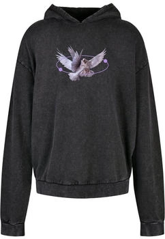 Mister Tee Vive la Liberte Oversize Hoodie acid schwarz